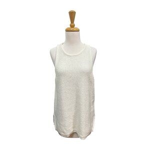 Tommy Bahama Sparkling Seas Tie Back Halter Top Size M Medium White